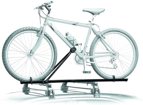 Car roof mounted bike - mounted, carrier