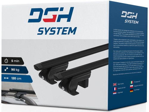 Roof rack bars - rails, for